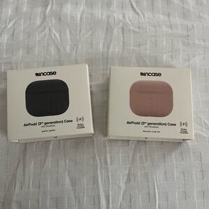 Incase AirPods 3rd Gen Cases - Black and Pink